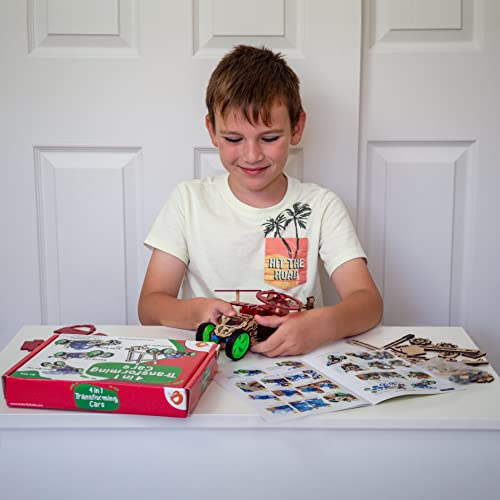 ButterflyEdufields 4in1 Cars Educational STEM Kits for Kids Ages 6-8-10-12 - style: Science Kit