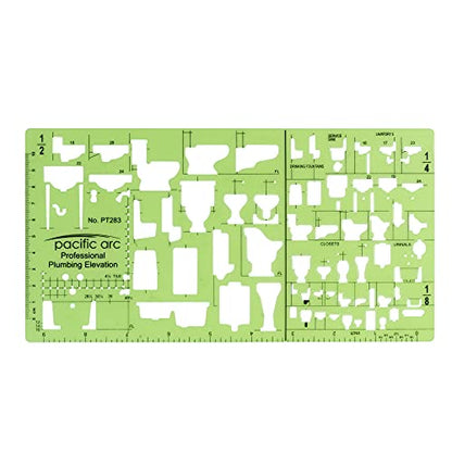 Pacific Arc Professional Plumbing Elevation Template Guide - style: Pro Plumbing Elevation