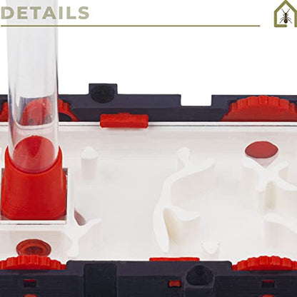 Anthouse.ES - 3D Modular Anthills - QBIK Duo Model - 6.78x12.78x5 cm - Ant Colonies - Terrarium - Cave - size: Cave Type