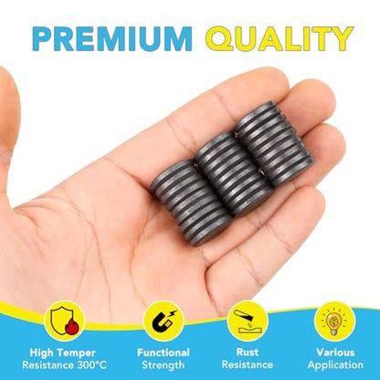 TRYMAG Magnets for Crafts 200pcs Science Education Magnets Magnetism Kits - size: 18x3mm-200Pcs