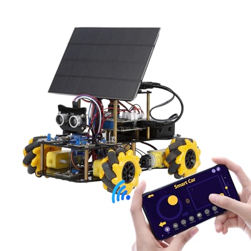 ACEBOTT Smart Car kit Functions STEM Coding for Ages 16+ Solar Energy Expansion Pack(Without Car)-Solar Panel Pack Solar Module Durable Outdoor Solar Charger