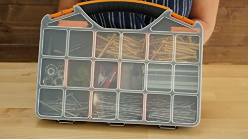 Massca Small Parts Organizer Box, Organize Screw, Hardware Case and Storage