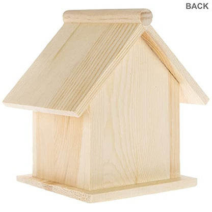 Hobby Lobby Woodpile Fun! Unfinished Wood Birdhouse for Kids and Adults