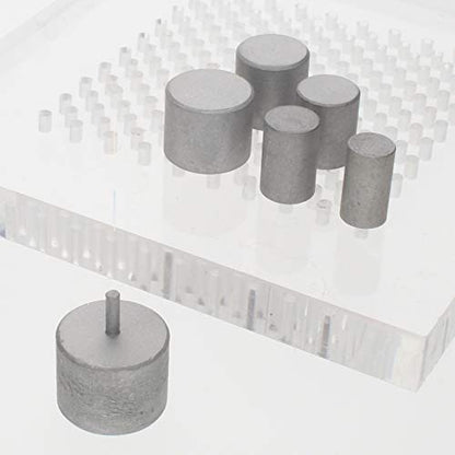 The Beadsmith Wig Jig Delphi Pegs – Wire Elements Small Sizes, 6 Pieces, Nylon with Metal Pins, 3/16, 1/4, 5/16, 3/8, 7/16 & 1/2 Inch Sizes - Used for Making Wire Components & Jewelry Designs - size: Small Pegs, 6 pcs