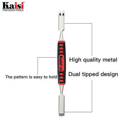 Precision Tweezers Set, Kaisi 10 PCS ESD Tweezer Set, Anti-Static Stainless Steel Tweezers Kit Curved Tweezers for Craft, Jewelry, Electronics, Laboratory Work - size: 10 Pcs