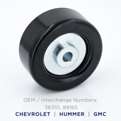 Belt Idler Pulley, 36310 Belt Tensioner Pulley for Select Chevrolet, Hummer, GMC as Express, Kodiak, Silverado, Savana, Savana, H1, etc. Automotive Replacement Idler Pulley Kit by KeeRoarin - size: 36310 - GM