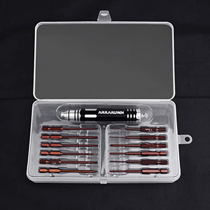 Hex Screwdrivers Set 12 in 1 RC Tool Sets Hobby Tools Kit - color: Brown