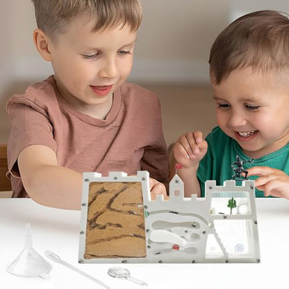 Ant Farm for Kids, Large Ant Farm Castle Kit with Sand and Accessories