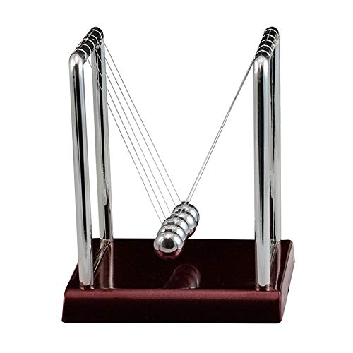 2pcs 13x11x13cm Development Educational Desk Gift Newtons Cradle Steel Balance Ball Physics Science Pendulum (2pcs 13.5x11.5x13.5cm)