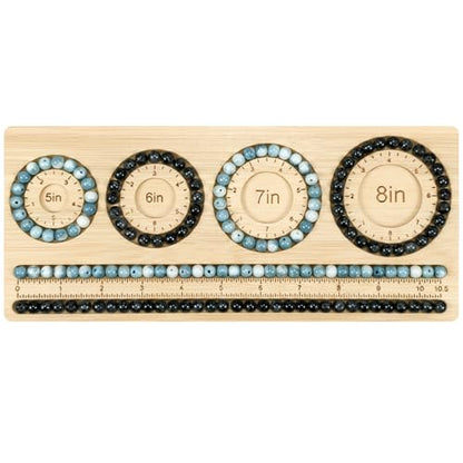 Petoysoso Bead Boards for Jewelry Making, Bamboo Beading Board for Bracelet, Bracelet Bead Board,Jewelry Making Supplies,Beading Tray - size: Bracelet-S5