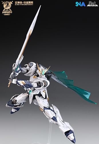 Funtasy Planet SNAA 1/144 Mecha Model Kit - Tristan Knights of the Round Table - Articulated Action Figure Building Kit, Golden Celtic War Patterns & Hidden Covenant Sword, Gift for Adults & Teens - color: Tristan
