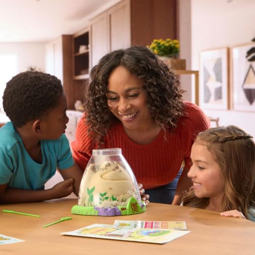 Insect Lore Ant Hill with Live Ants – Ant Habitat Kit with 50 Live Ants Included – STEM Educational Kit for Home or Classroom Observation
