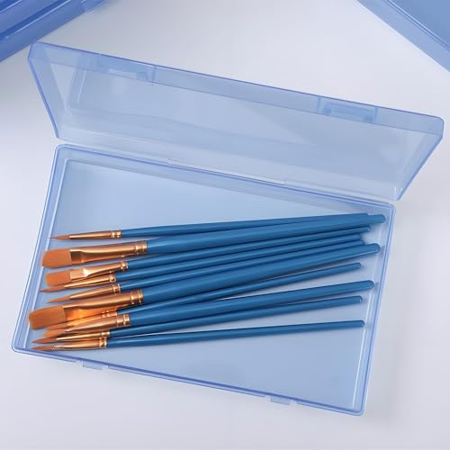 LJY 6 Blue Rectangular Plastic Boxes, 7.1 x 4.3 x 1.2 in for Repair Parts - color: Blue, size: 7.1 x 4.3 x 1.2 inch