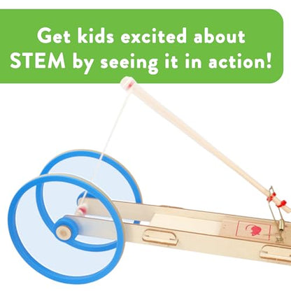 STEM Kit – 3 DIY Car Projects: Mousetrap, Solar and Rubber Band, Ages 8+