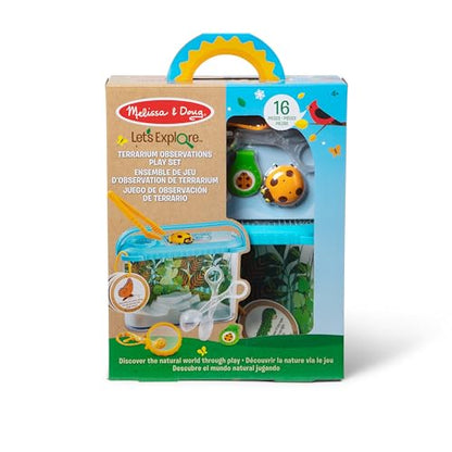 Melissa & Doug Let’s Explore Terrarium Observations Play Set (16 Pieces)