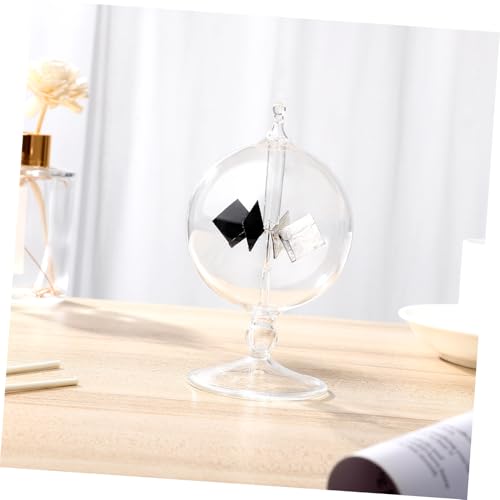 iplusmile Solar Power Radiometers, Sun Light Energy Vanes Windmill Rotating Glass Crookes Educational Teaching Study Tool for Office, Home, School