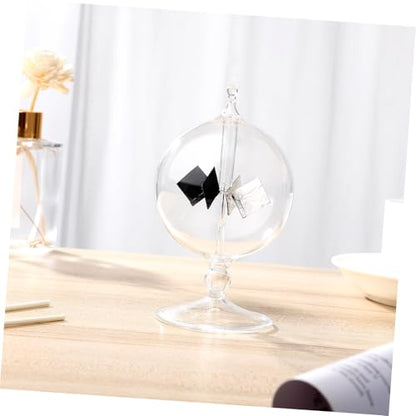 iplusmile Solar Power Radiometers, Sun Light Energy Vanes Windmill Rotating Glass Crookes Educational Teaching Study Tool for Office, Home, School