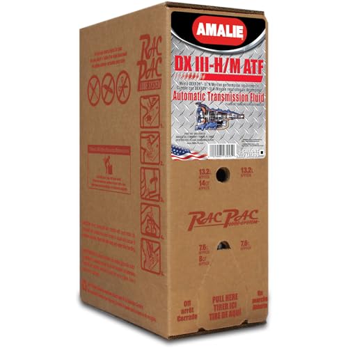AMALIE DX-III H/M Automatic Transmission Fluid (160-72830-21) 6 Gallon RacPac | Made in USA - size: 6 Gallon RacPac