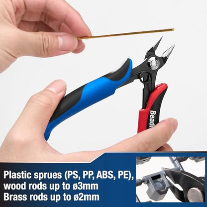 Beaditive Precision Flush Cutter for Plastic Model - Plastic Sprue Cutter - Gunpla, Gundam Model, Scale Model Building