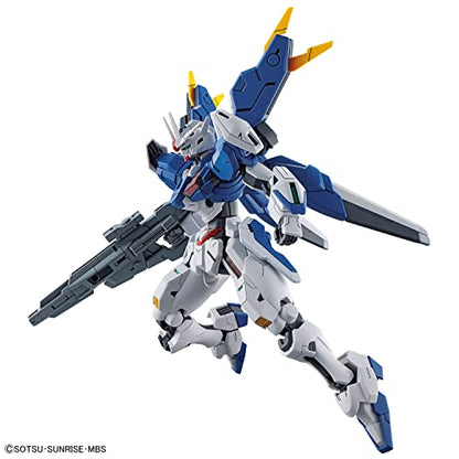 Bandai Hobby - Mobile Suit Gundam: The Witch from Mercury - #19 Gundam Aerial Rebuild, Bandai Spirits HG 1/144 Model Kit,Blue - color: blue