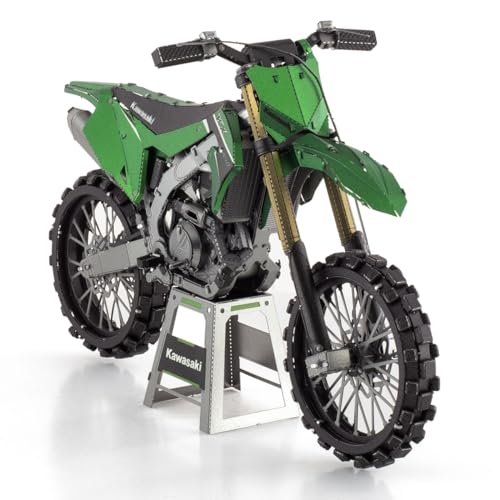 Metal Earth Premium Series Kawasaki KX450 Dirt Bike 3D Metal Model Kit Fascinations