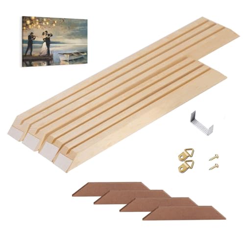 B.B.F MAKE 12x32 Solid Wood Stretcher Bars for Canvas & Needlepoint - size: 12"x32"