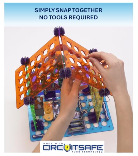 SNAP CIRCUITS My Home STEM Electronics Building Kit for Kids Ages 8+