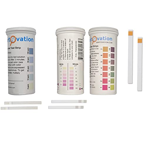 Phosphorous/Phosphate, Nitrite/Nitrate, & pH Test Strips