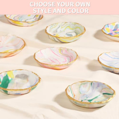 Patemby Make Your Own Clay Jewelry Bowls Arts and Crafts Kit for Teen Girls