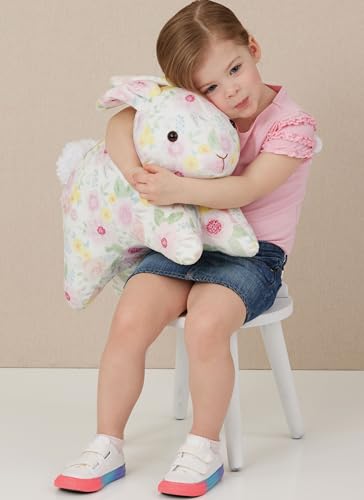 Simplicity SS3023OS Plush Bunny, Cat, Dog and Panda Sewing Pattern Packet by Elaine Heigl Designs, Design Code S3023, One Size, Multicolor