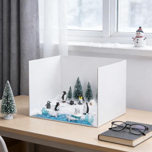 30 Pcs Arctic Animals Habitat Diorama Project Set for School DIY Crafts - color: Arctic Style-30pcs