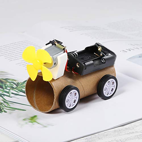 Sntieecr 6 Set 131 PCS DC Motors Kit, Mini Electric Motor 1.5-3V 15000RPM - style: 131 x Electric Circuit Kit