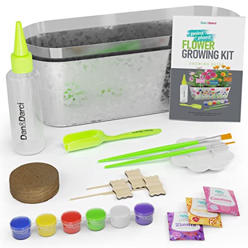 Paint & Plant Flower Growing Kit for Kids - Fun Gardening Kits - Gift Ideas