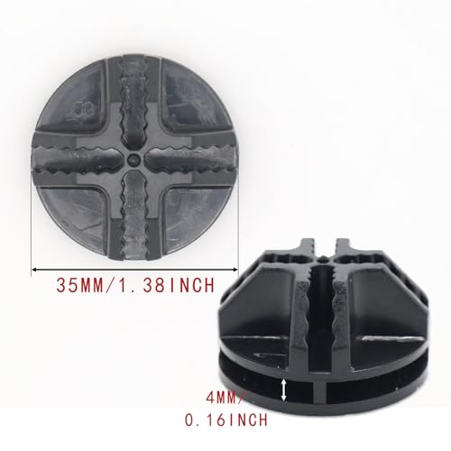 16-Pack Black Plastic Wire Cube Grid Connectors for Closet Shelf - color: 16pcs Black