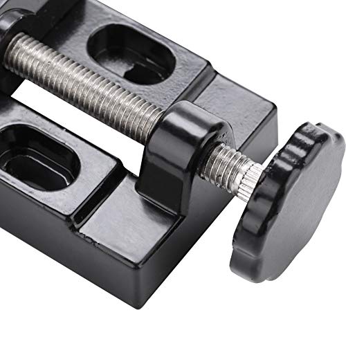 Mini Table Vise, Aluminium Alloy Small Household Bench Clamp for DIY Craft Jewelry Making, 4.3 Inch Portable Vise