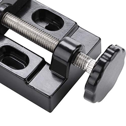 Mini Table Vise, Aluminium Alloy Small Household Bench Clamp for DIY Craft Jewelry Making, 4.3 Inch Portable Vise