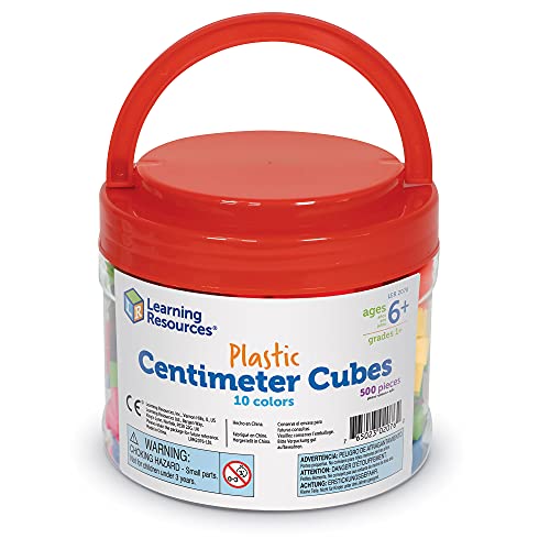 Learning Resources Centimeter Cubes, Set of 500
