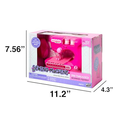 Anker Play 500659/DOM Starter Sewing Machine for Kids with Ruler and Needle, 6 Pieces, Pink