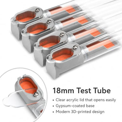 StackCore Stackable Series - White QuadTube (Four Tube Ant Nest) with Starter Tool Kit - size: White QuadTube