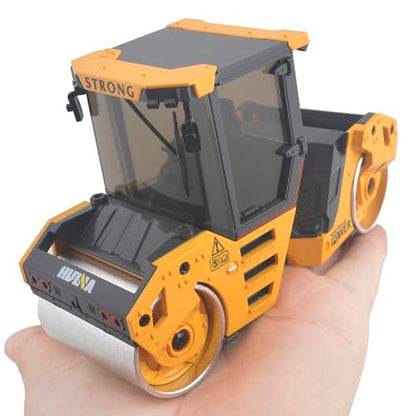 1/50 Scale Diecast Road Roller Toys Metal Engineering Road Planer Vehicle Truck Toy Construction Vehicles Model for Kids (1:50 Road Roller) - color: 1:50 Road Roller