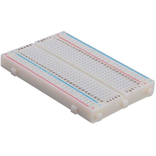 HiLetgo 3pcs 400 Ties Mini Solderless Breadboard Universal 400 Contacts Solderless Breadboard 400 Points Prototyping Shield for Electronics Testig DIY - size: Small