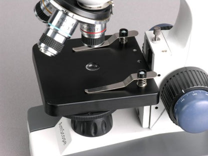 AmScope M150C-E3 Student Microscope, 40X-1000X, 3MP Cam - style: w/ 3.0MP Eyepiece Camera