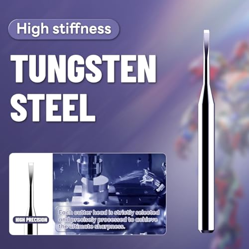 stedi 2PCS Model Scriber Chisel Replacement Blades 1mm+1.5mm - style: 1mm+1.5mm(Chisel Blade)