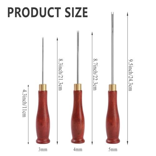 Famjoyart 3 Piece Stuffing Tool for Crafts Stuffed Animals Sewing Kit DIY Doll Making Supplies Versatile Handcrafts Crochet Fabric Stuffing Fork Cotton Filler Tools for Sewing Crafting Projects
