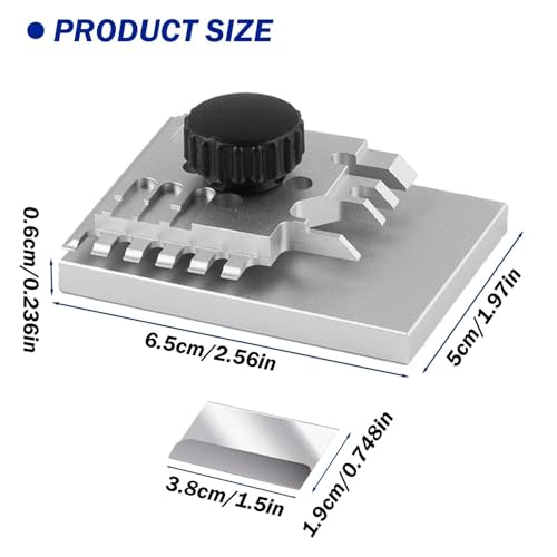 Photo Etch Bender, 360° Adjustable Metal Folding Tool for Models