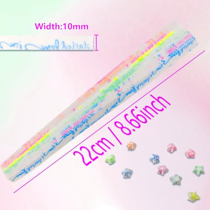 Jtnohx Luminous Origami Star Paper Strips Luminous Origami Love sets sail - color: Love sets sail