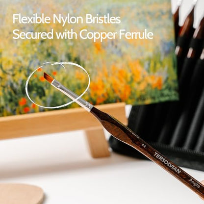 Miniature Paint Brushes Dry Brushes, 20 PCS Model Paint Brushes