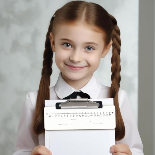 Dry Erase Number Line Whiteboard 4”x12”Double Sided White Board Featuring 0-10 Number Line On One Side 0-20 On The，Dry Erase Board for Kids Number Lines for Students Math Manipulatives - style: Number Line