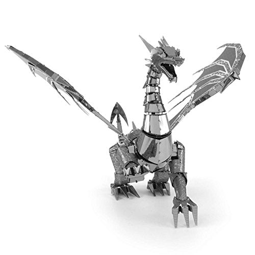 Fascinations Metal Earth Premium Series Silver Dragon 3D Metal Model Kit
