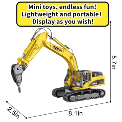 Die Cast 1:50 Scale All-Metal Demolition Machine Model - Highly Detailed Construction Toy, Perfect for Collectors and Display, Durable Alloy Material, Ideal Gift - style: Demolition Machine model